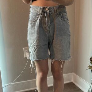 Denim Shorts, Size 24